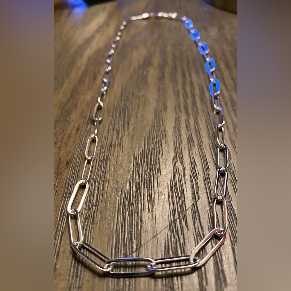 Gender neutral Italian 925 Sterling Silver 5mm, 20 inch chain necklace